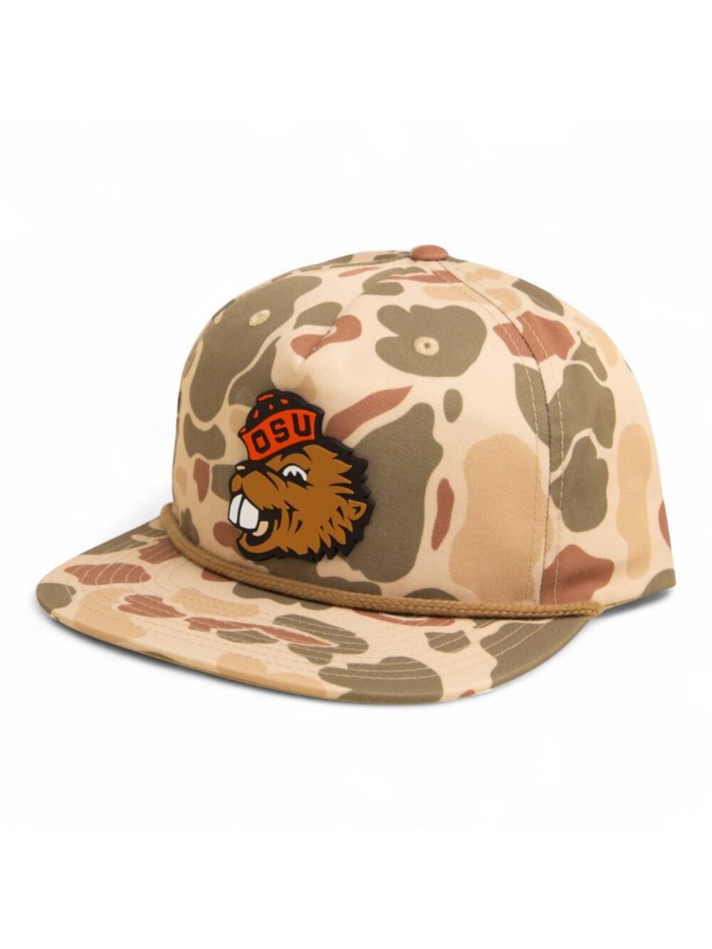 Oregon State Beavers Benny 3D Umpqua Rope Hat- Harvest Duck Camo/ Light Brown